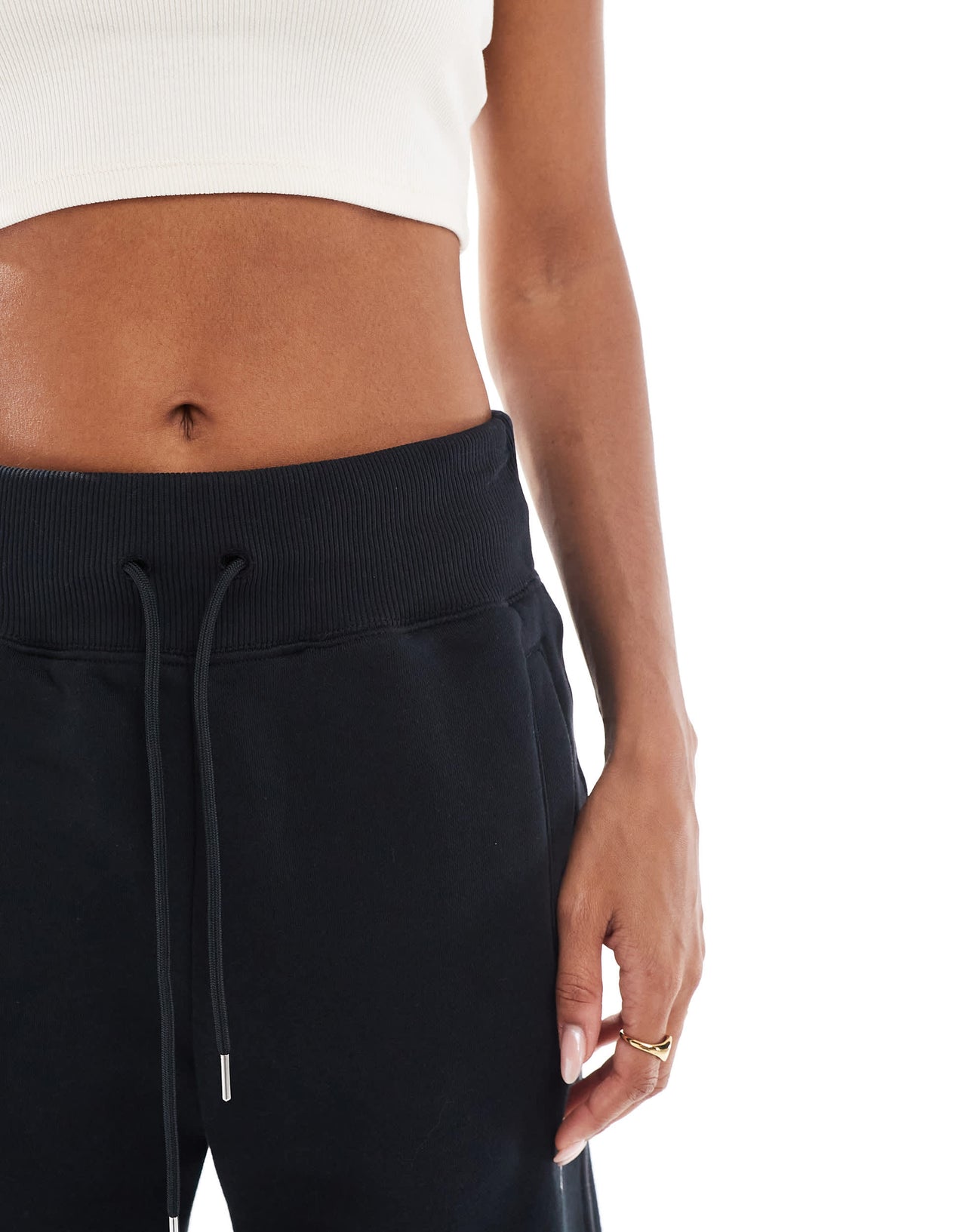 Nike Trend Phoenix fleece logo joggers in black