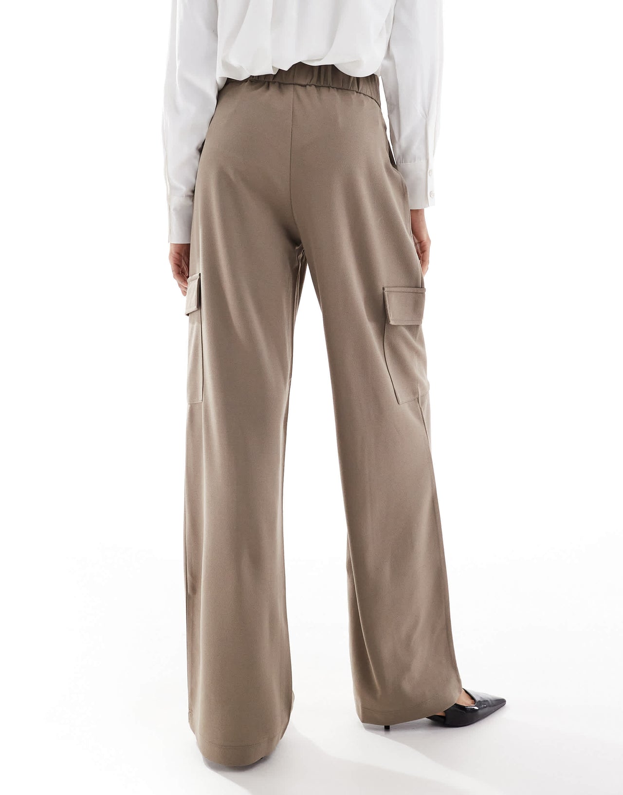 JDY Tall side pocket cargo trousers co-ord in brown