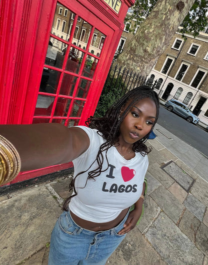 Labelrail x Sumbo Owoyele lagos baby t-shirt in white