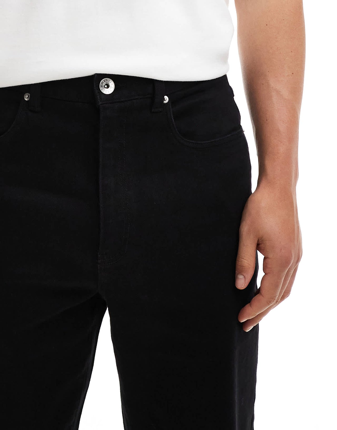 Farah hawtin straight jeans in black