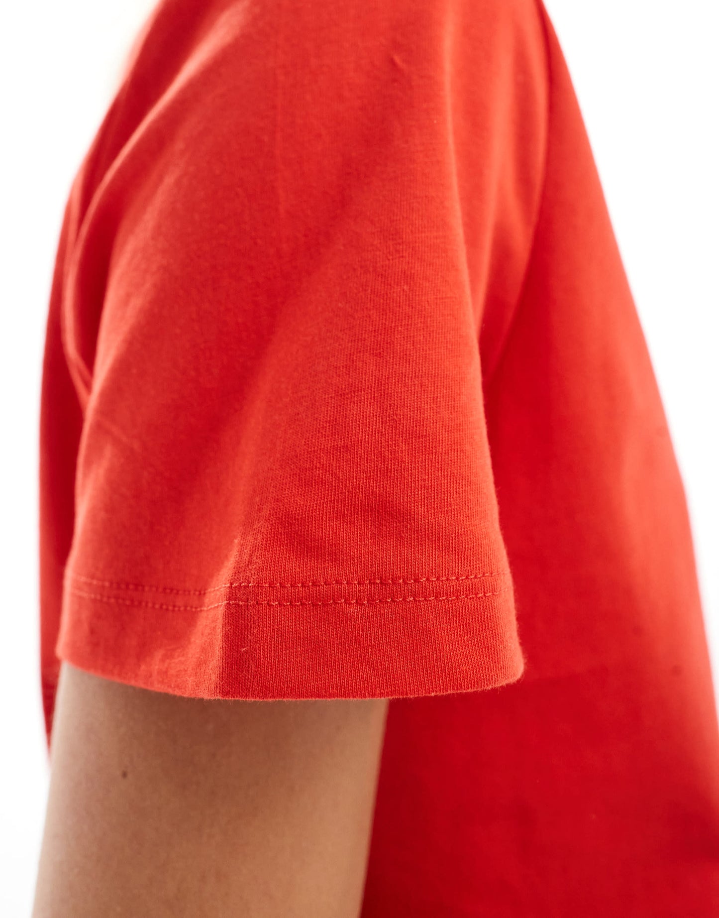 Selected t-shirt in red