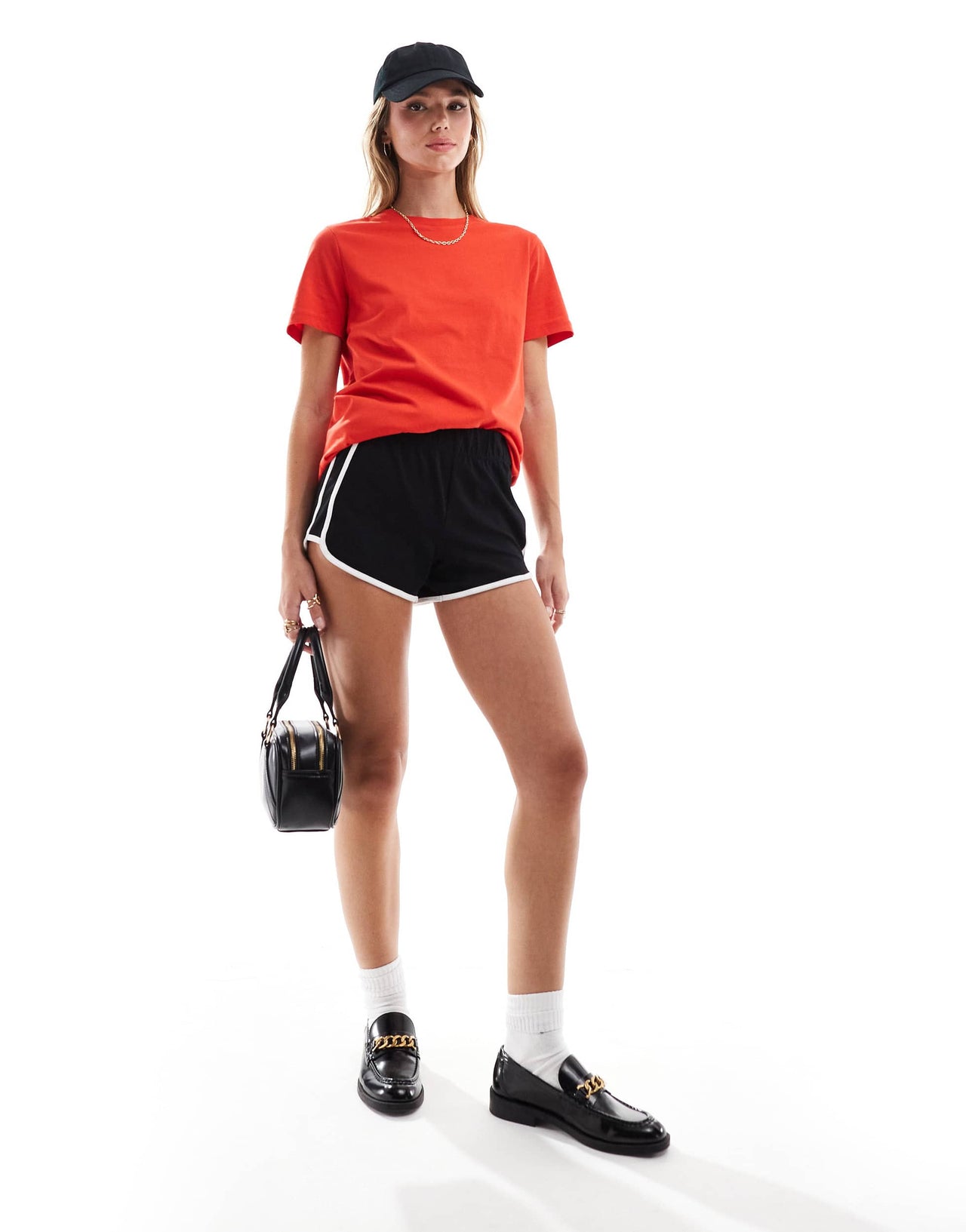Selected t-shirt in red