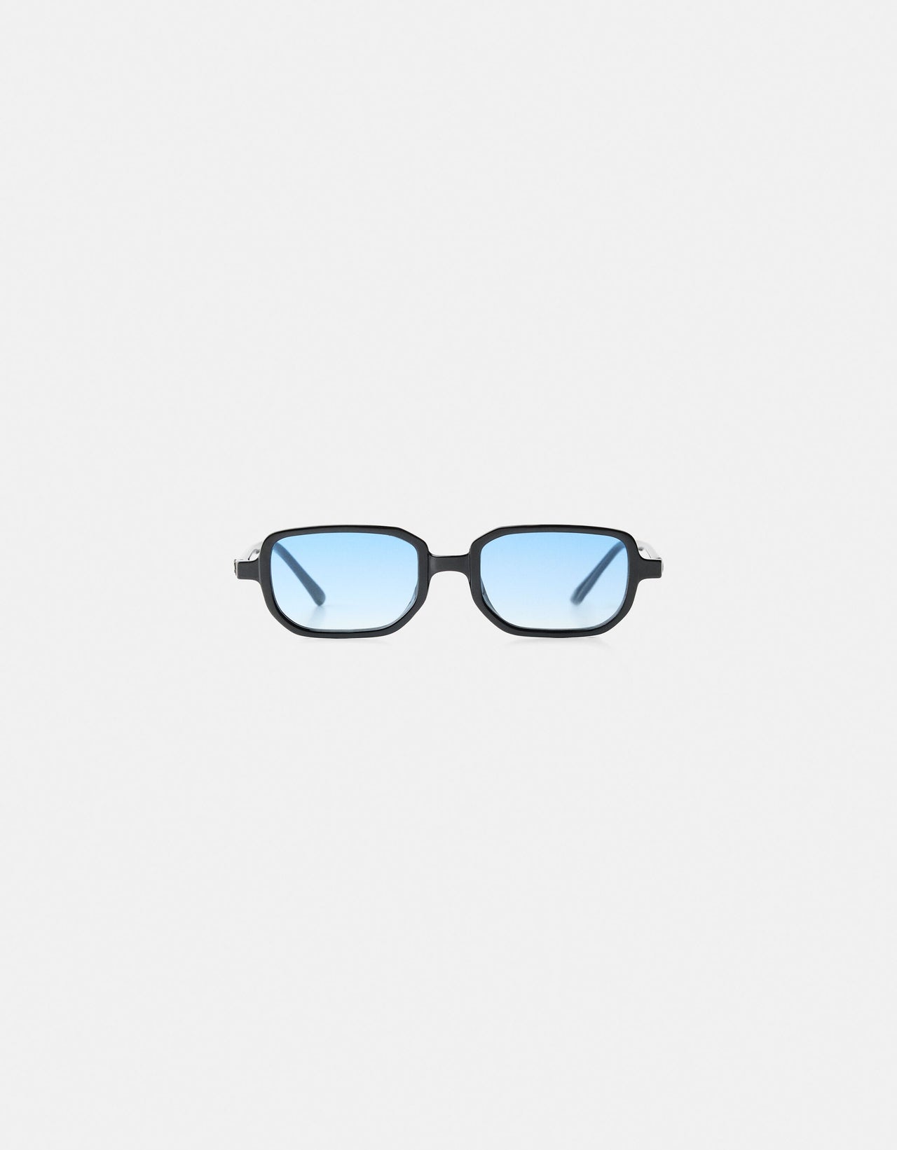 Bershka blue lense sunglasses in black