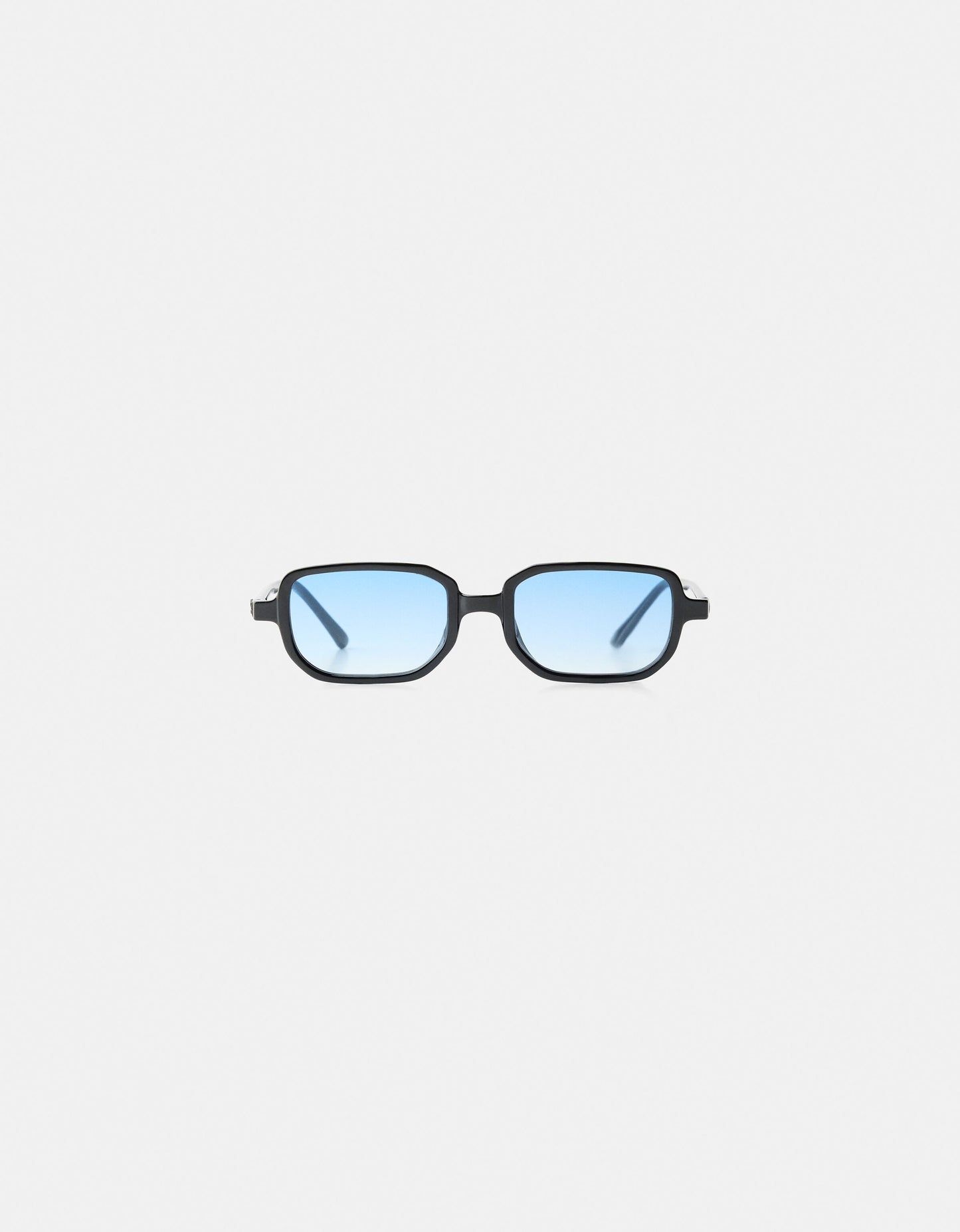 Bershka blue lense sunglasses in black