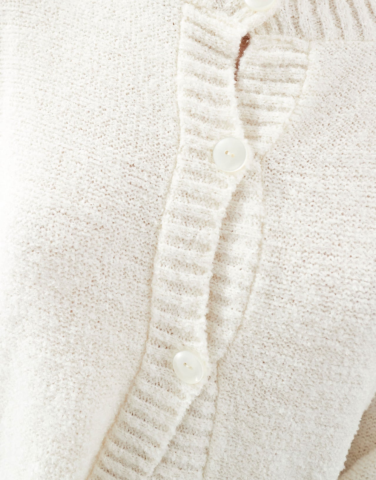 Reclaimed Vintage boxy cardigan in cream