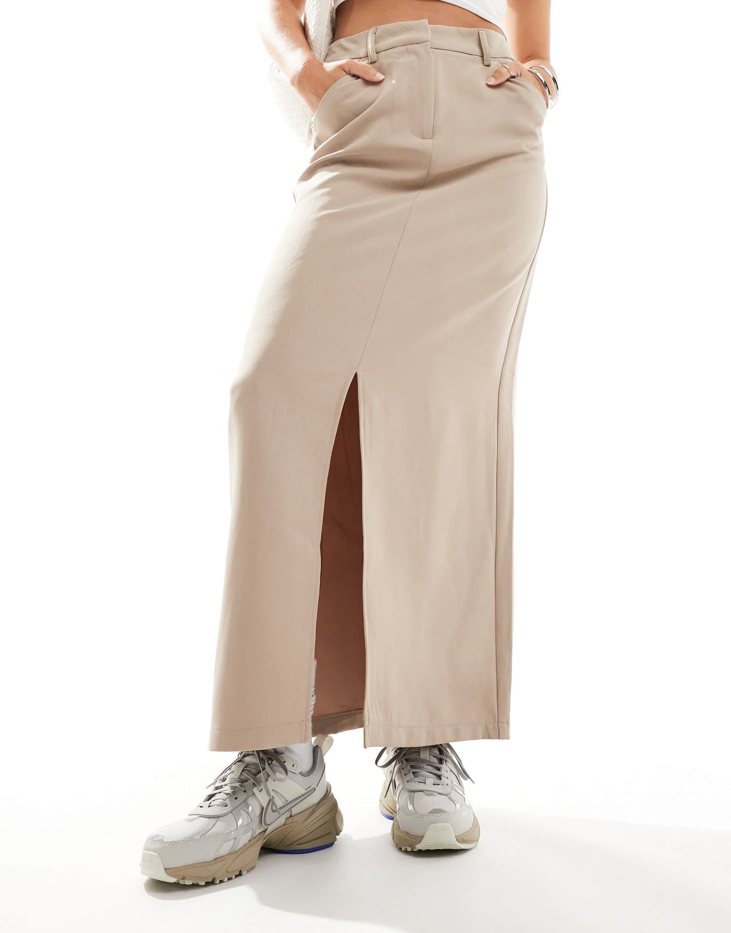 Nike V2K Run Gore-Tex trainers in beige