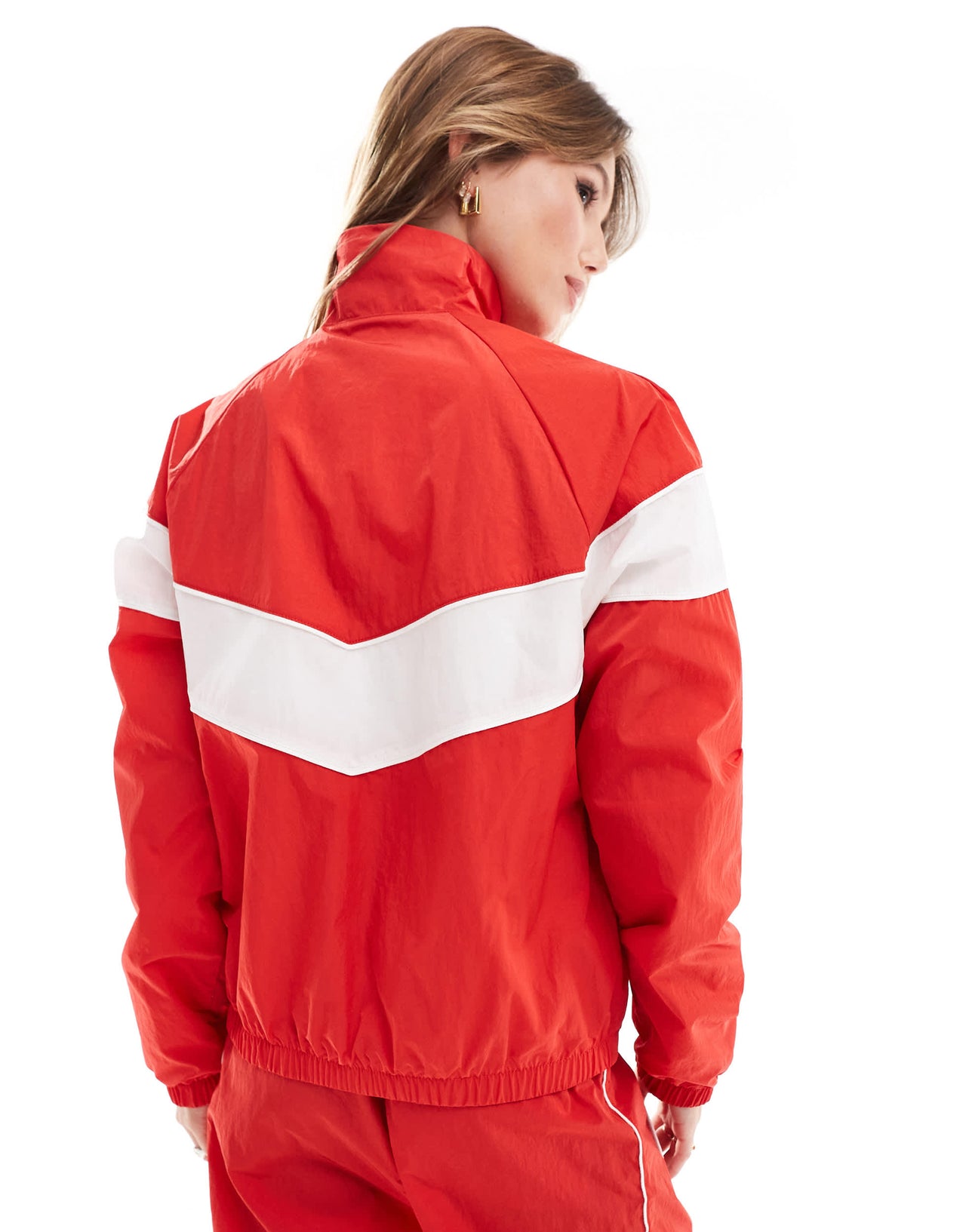 Nike windrunner track jacket in red - RED