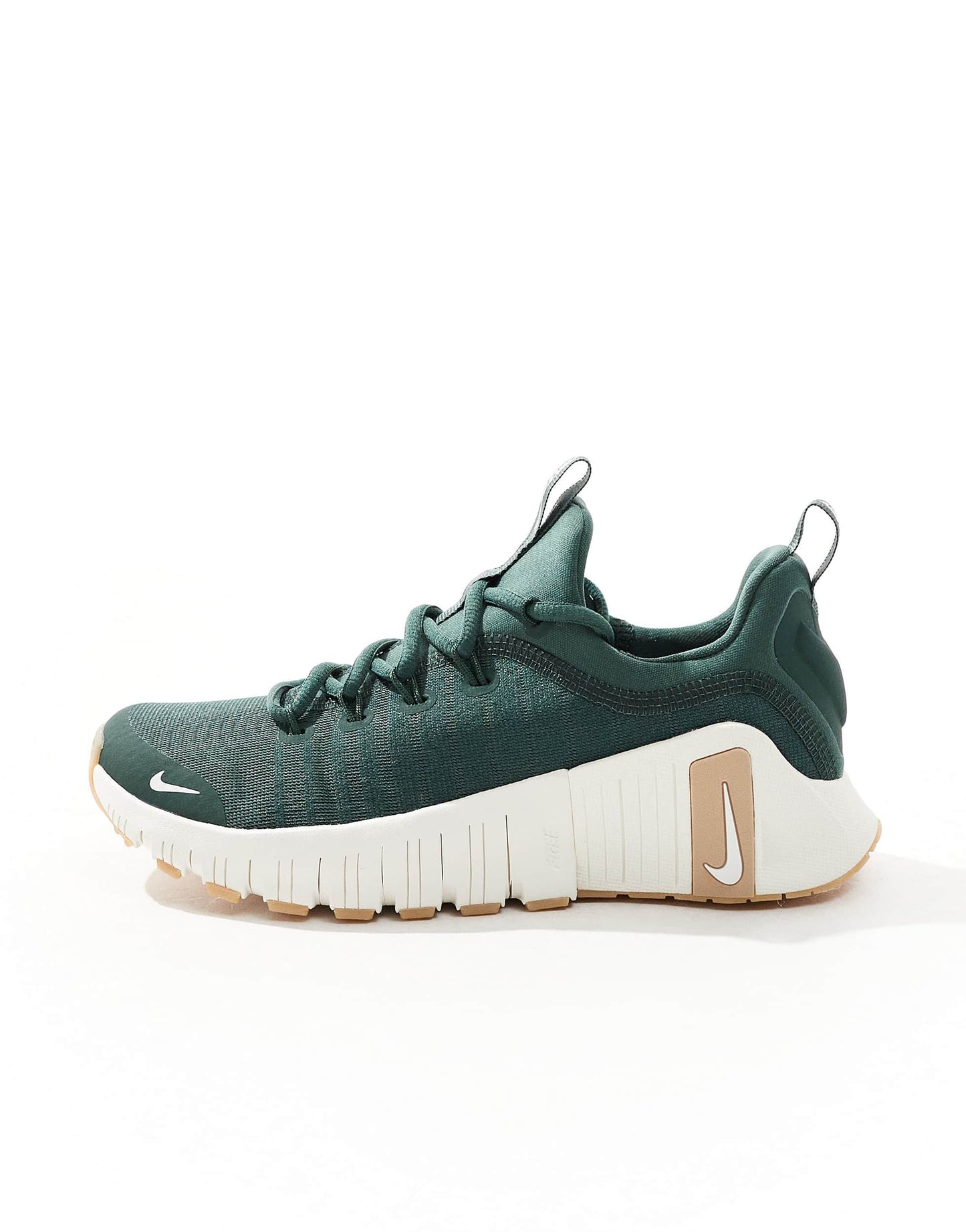 Nike Training Free Metcon 6 trainers in dark green and white