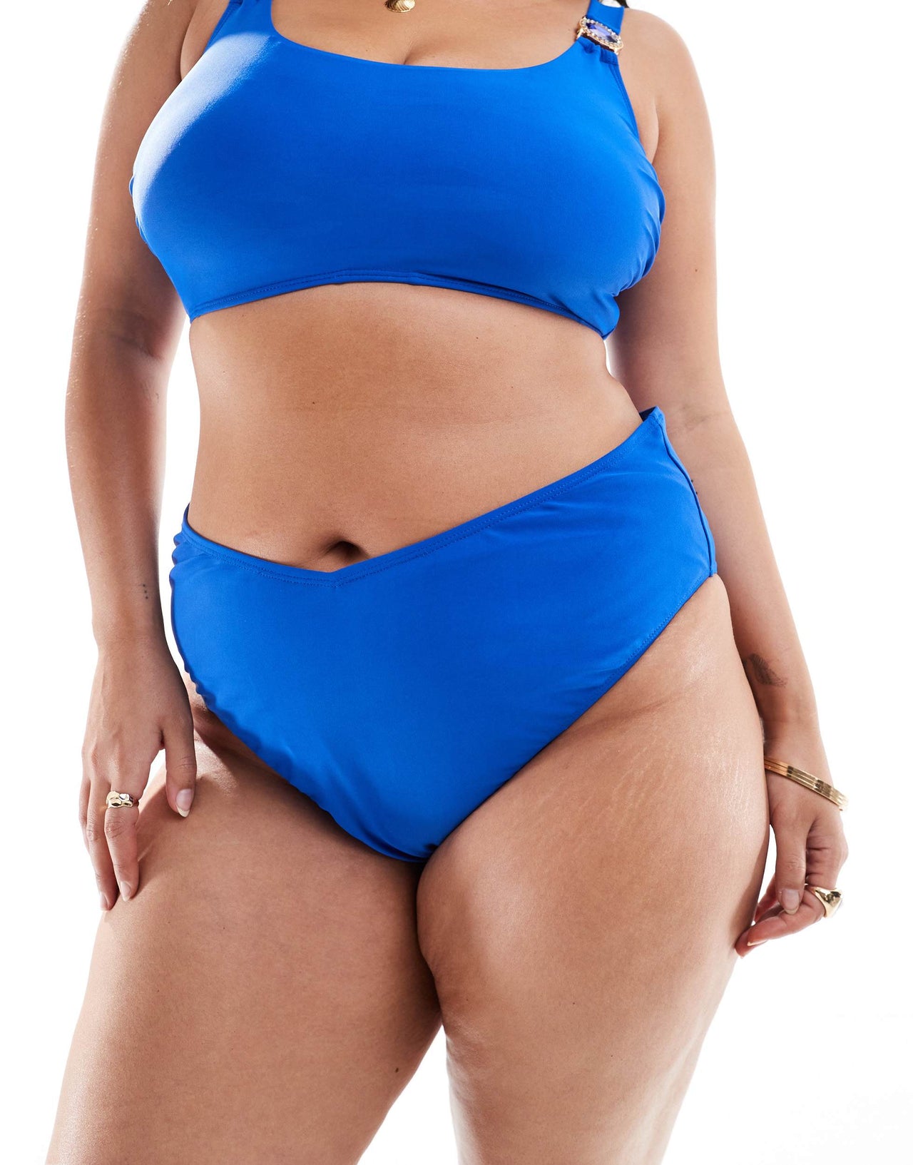 Yours bikini bottoms in cobalt
