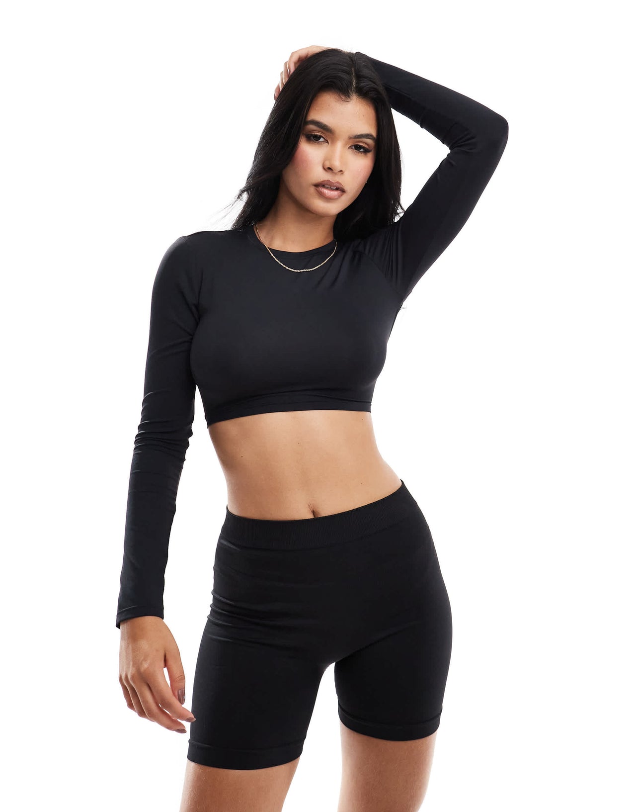 4505 long sleeve open back active top