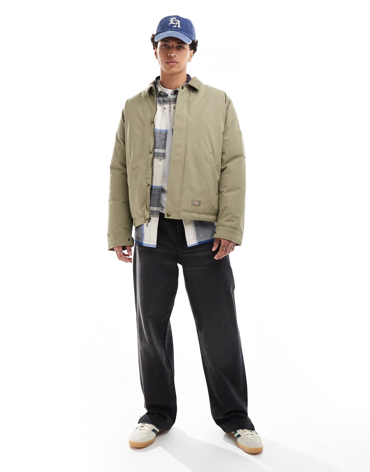 Dickies winterised eisenhower jacket in khaki green