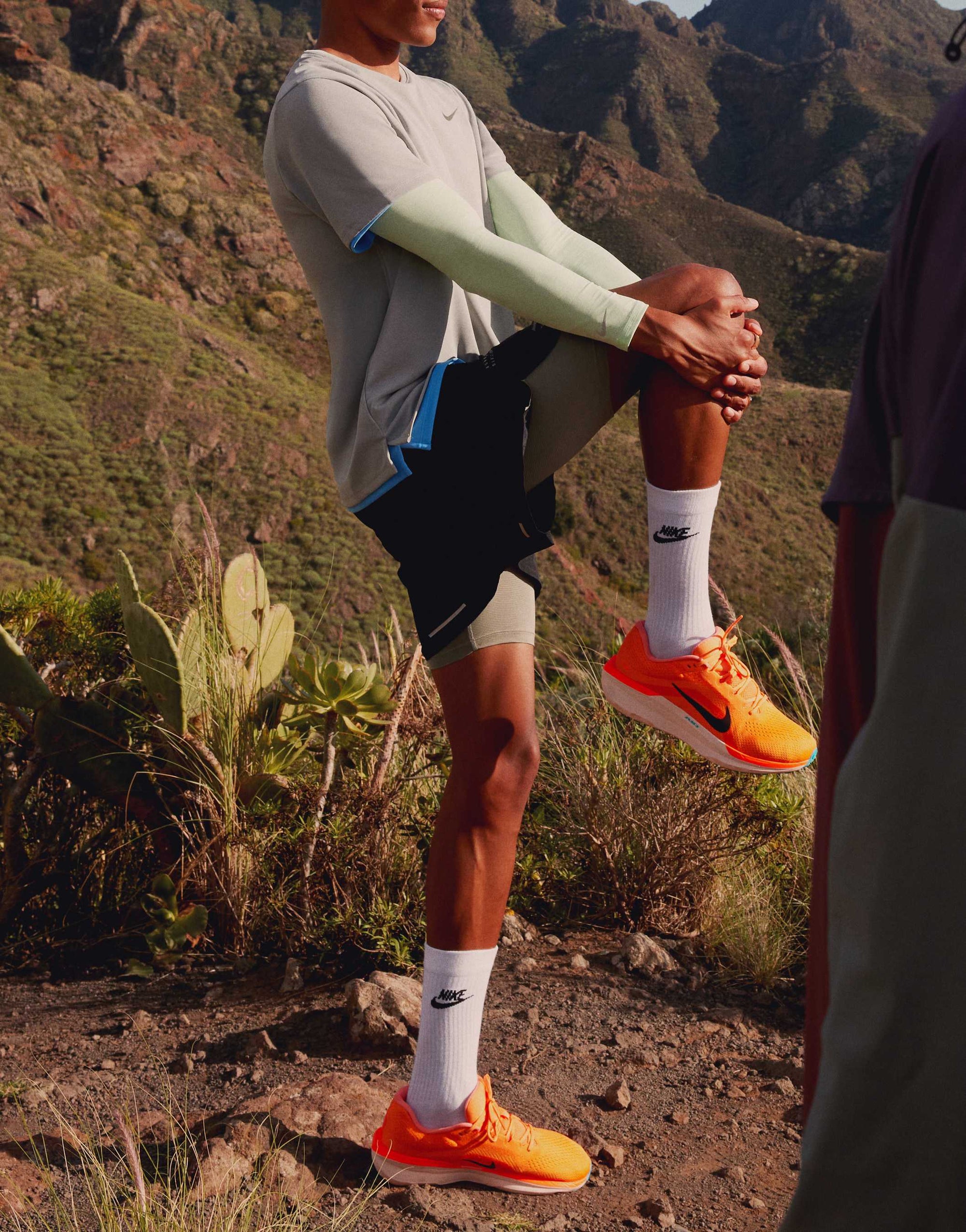 Nike Running Air Winflo 11 trainers in orange