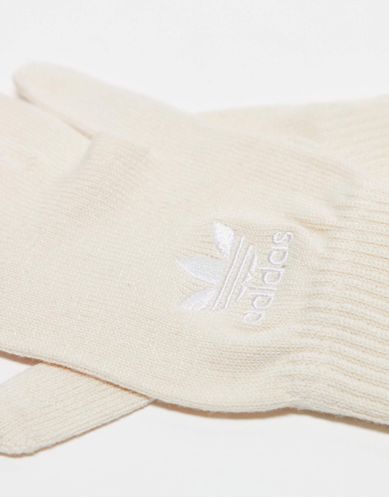 adidas Originals gloves in wonder white