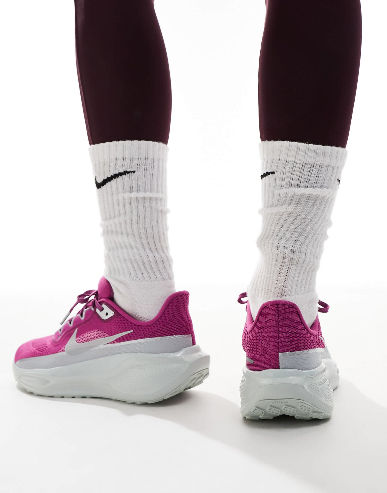 Nike Running Air Zoom Pegasus 41 Premium trainers in purple and silver