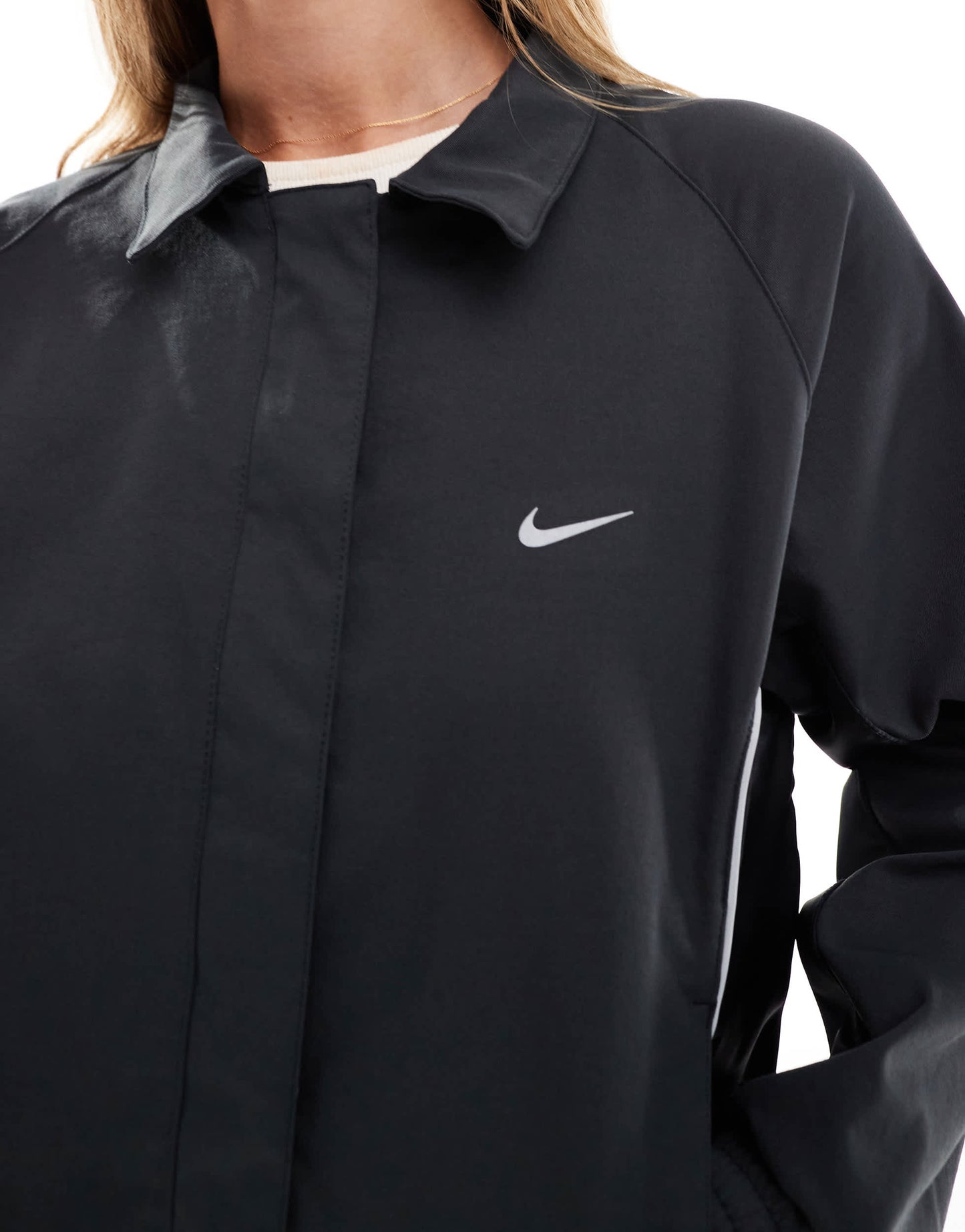 Nike Streetwear woven jacket in black