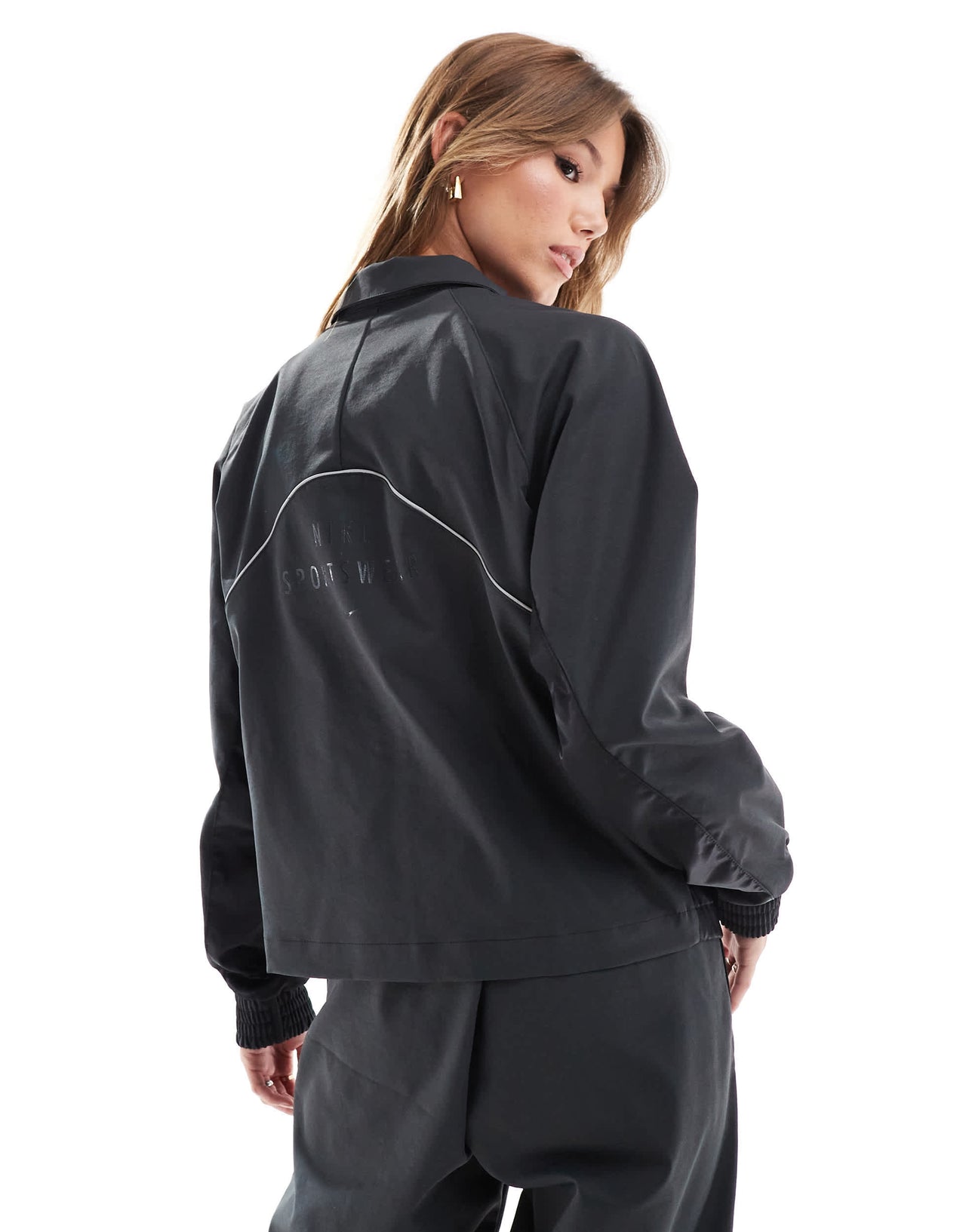 Nike Streetwear woven jacket in black