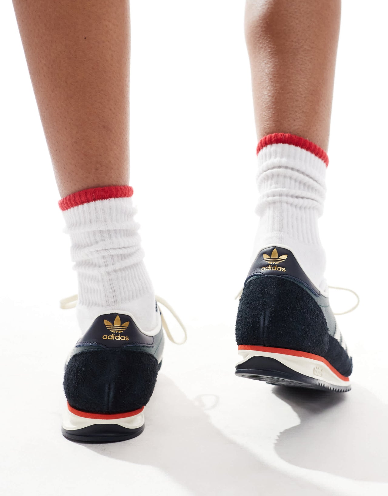 adidas Originals SL 72 OG trainers in navy and white