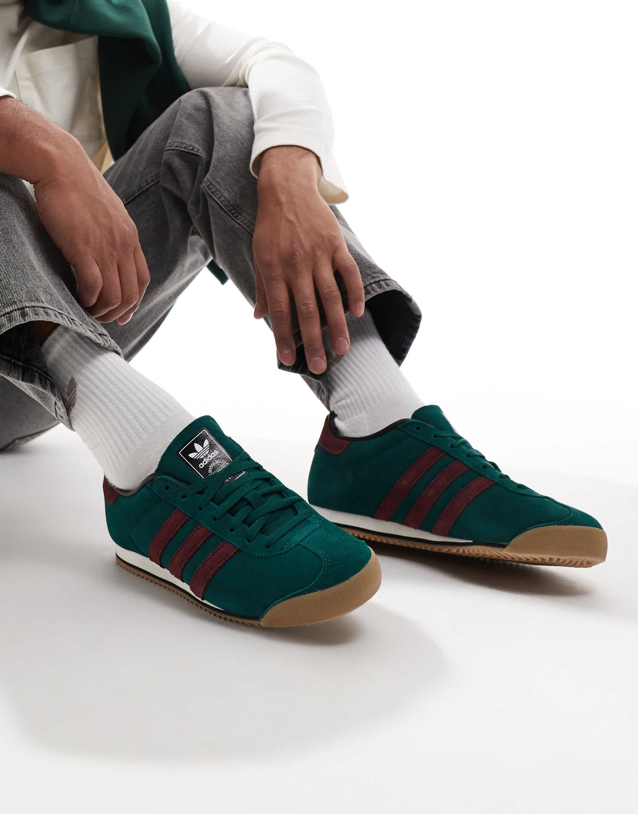 adidas Originals K 74 trainers in green