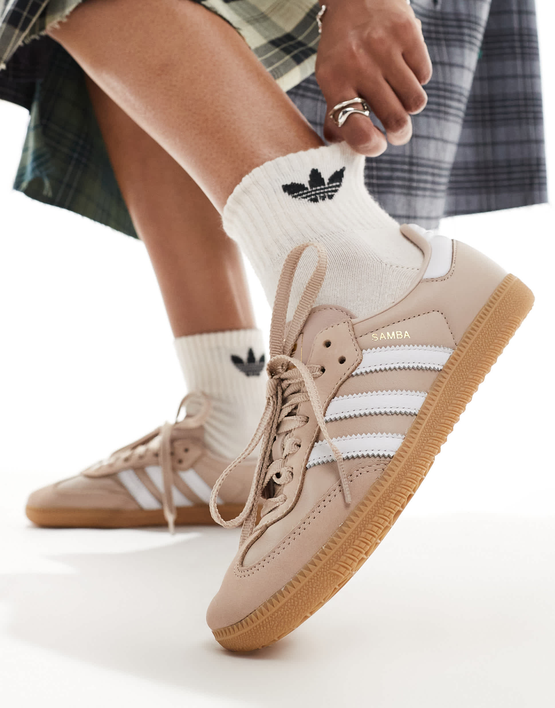 adidas Originals Samba OG trainers in pale pink