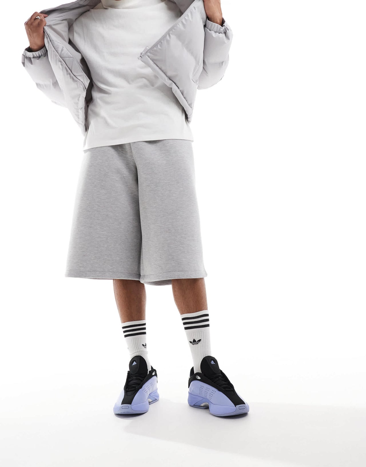 adidas Originals IIInfinity 130 trainers in blue and black