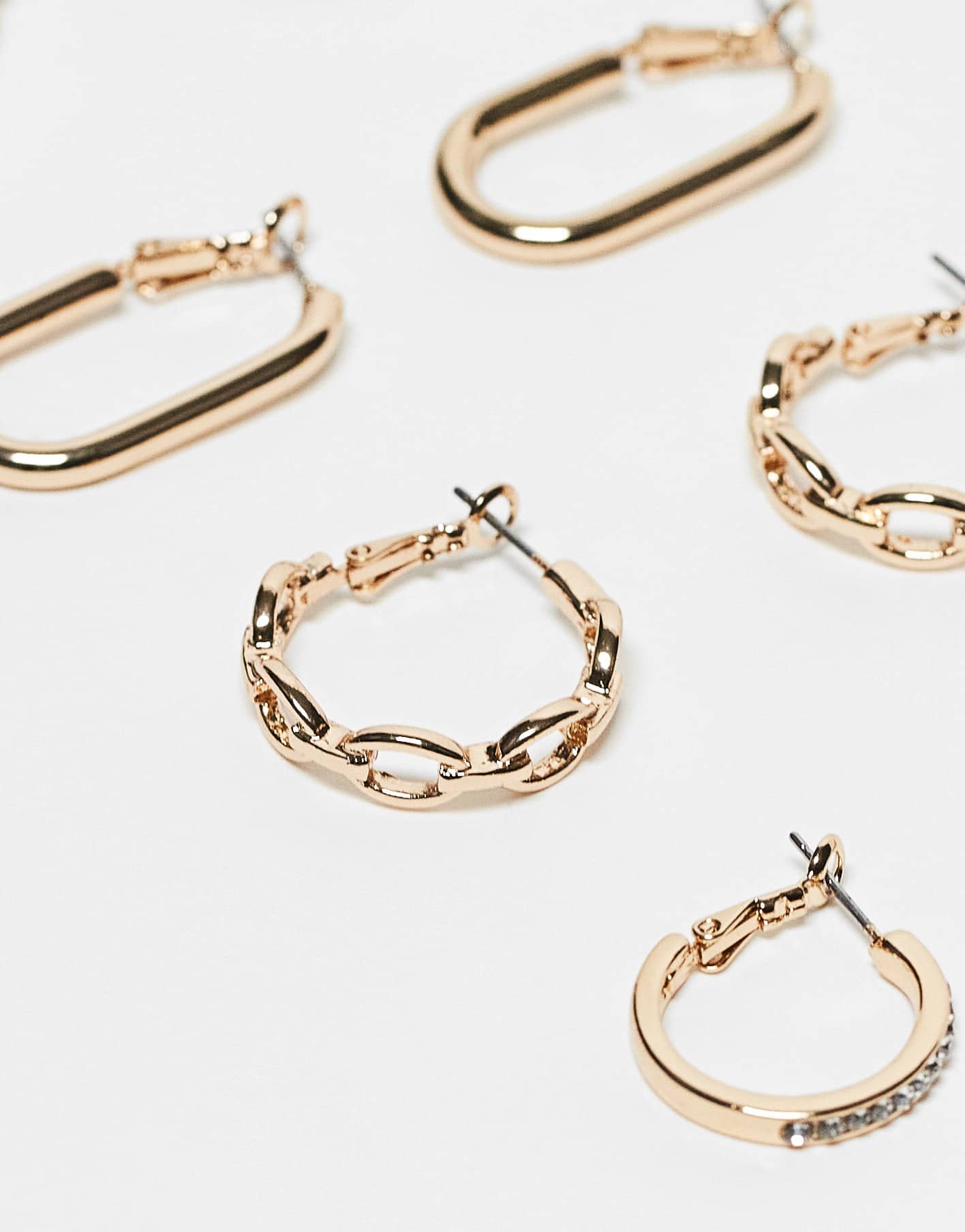 ALDO carenalieta pack of 6 multi hoop earrings in silver