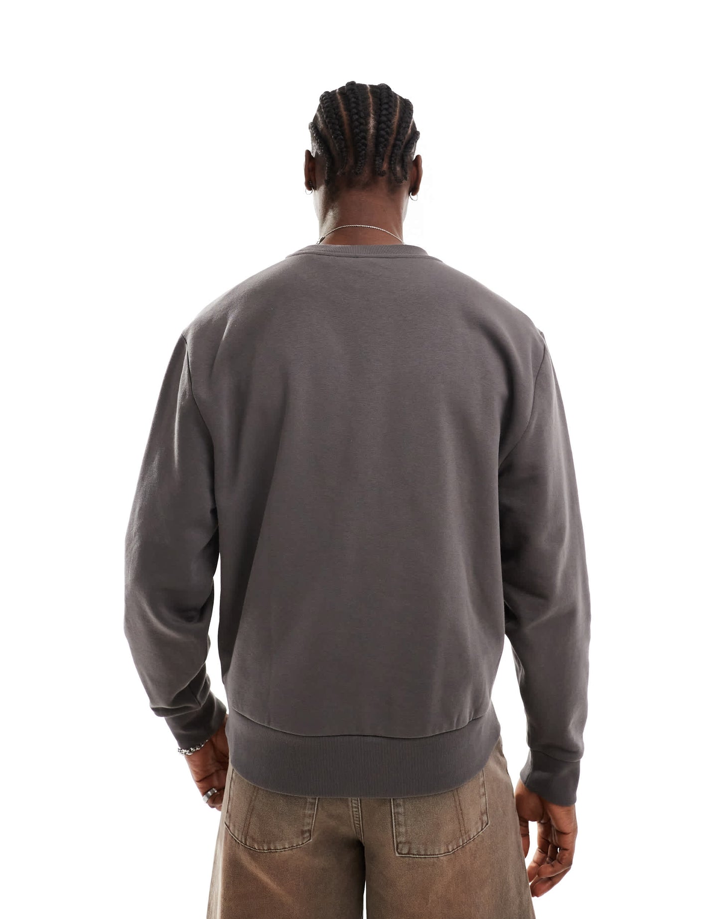 COLLUSION sweatshirt in charcoal