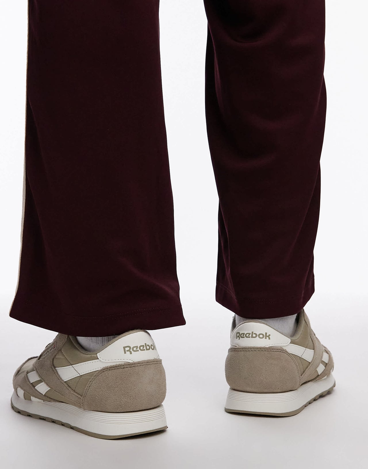 Reebok Classic Nylon trainers in beige