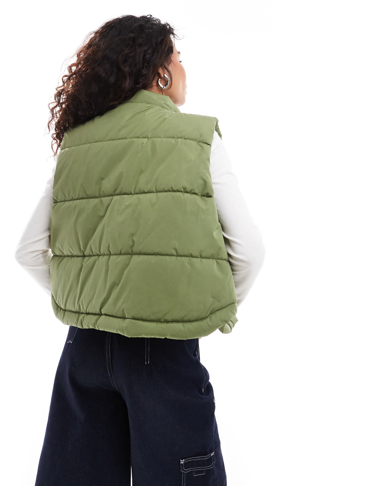 Vans MTE foundry puffed gilet in mid green