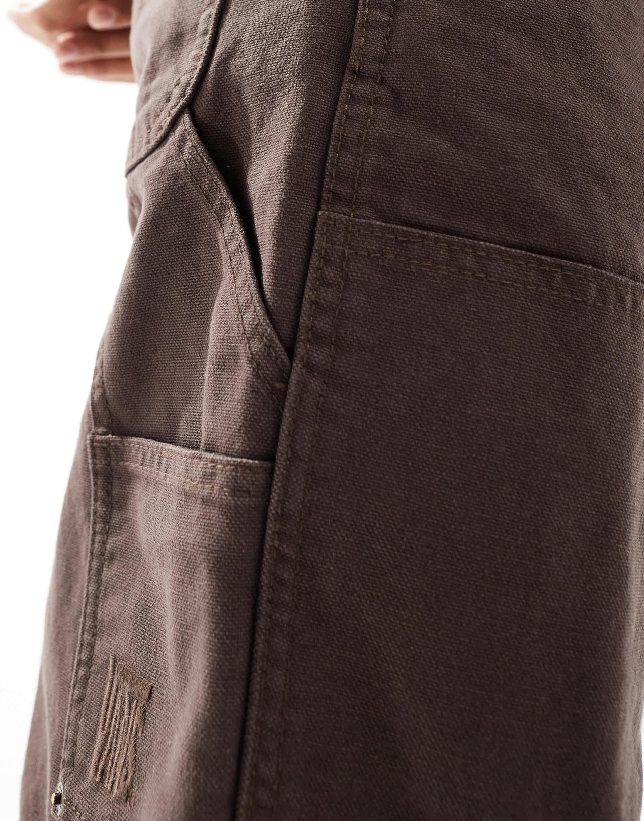 Vans Skate Drill Chore Loose carpenter trousers in brown
