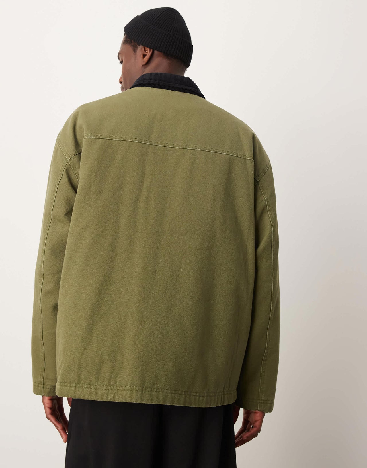 ASOS DESIGN harrington jacket in khaki - KHAKI