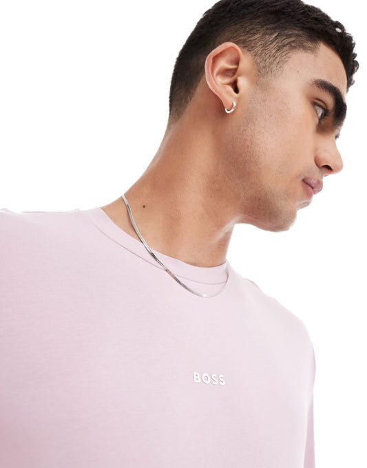 BOSS Orange tchup t-shirt in light purple