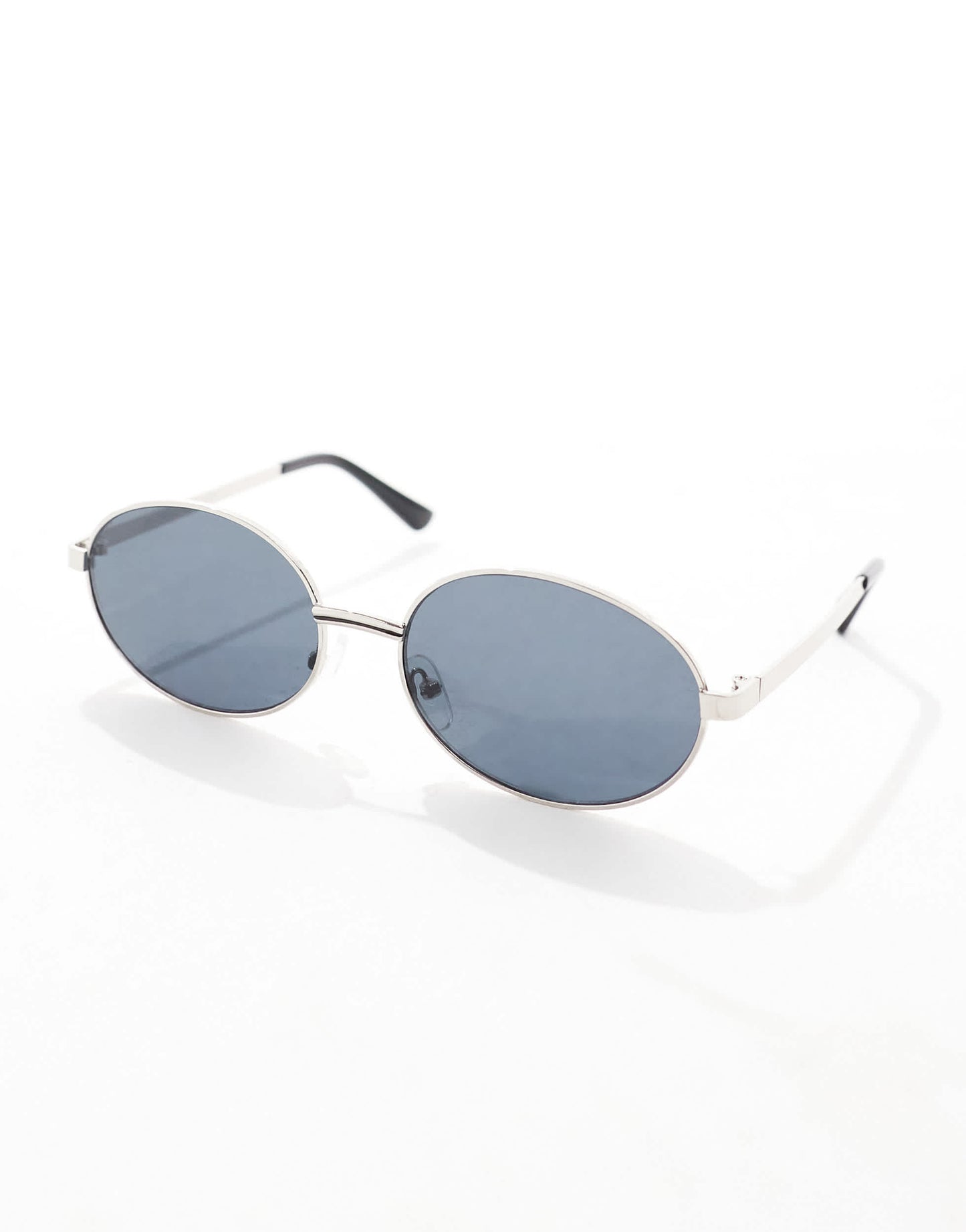 Pull&bear metal frame sunglasses in silver