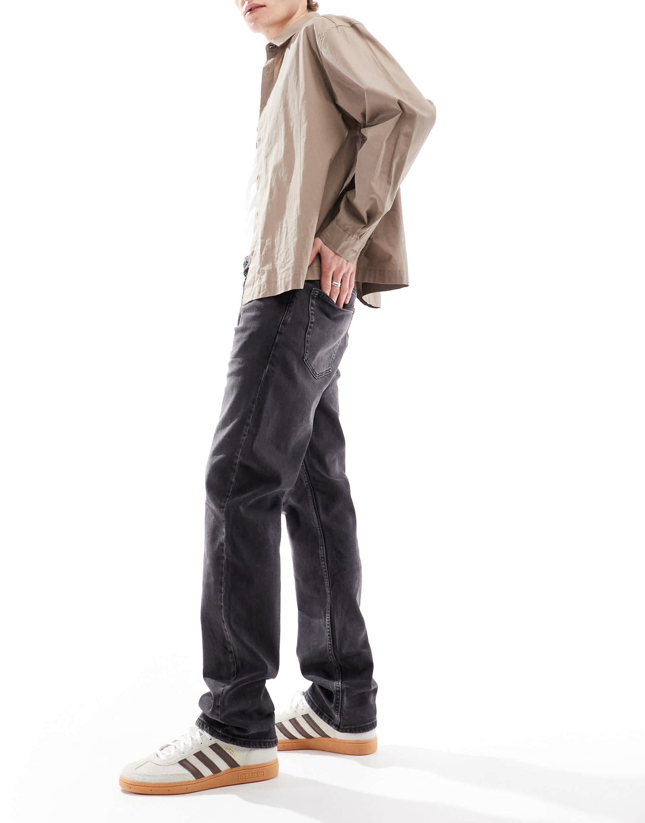 Cotton On regular slim fit jeans in vision black denim