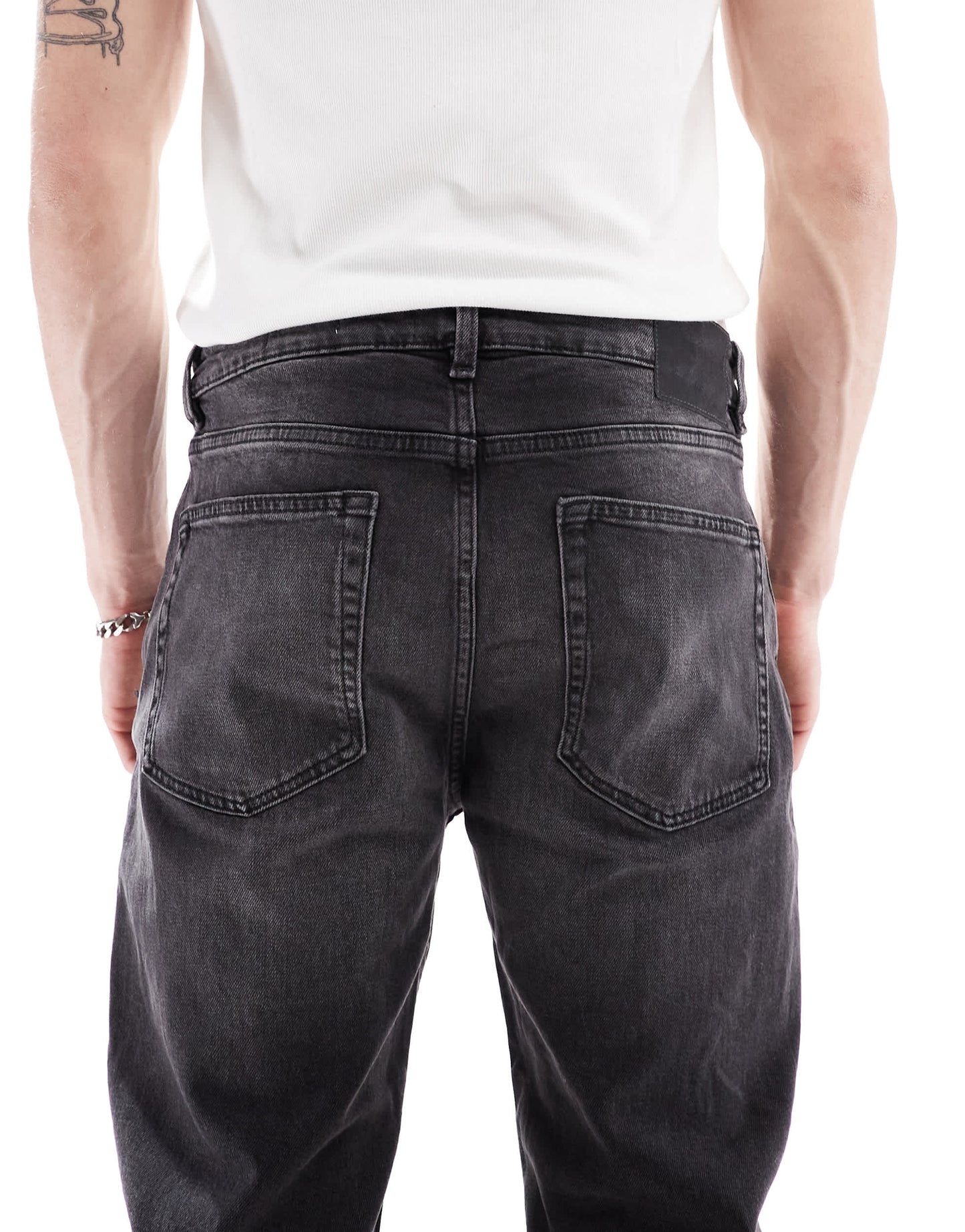 Cotton On regular slim fit jeans in vision black denim