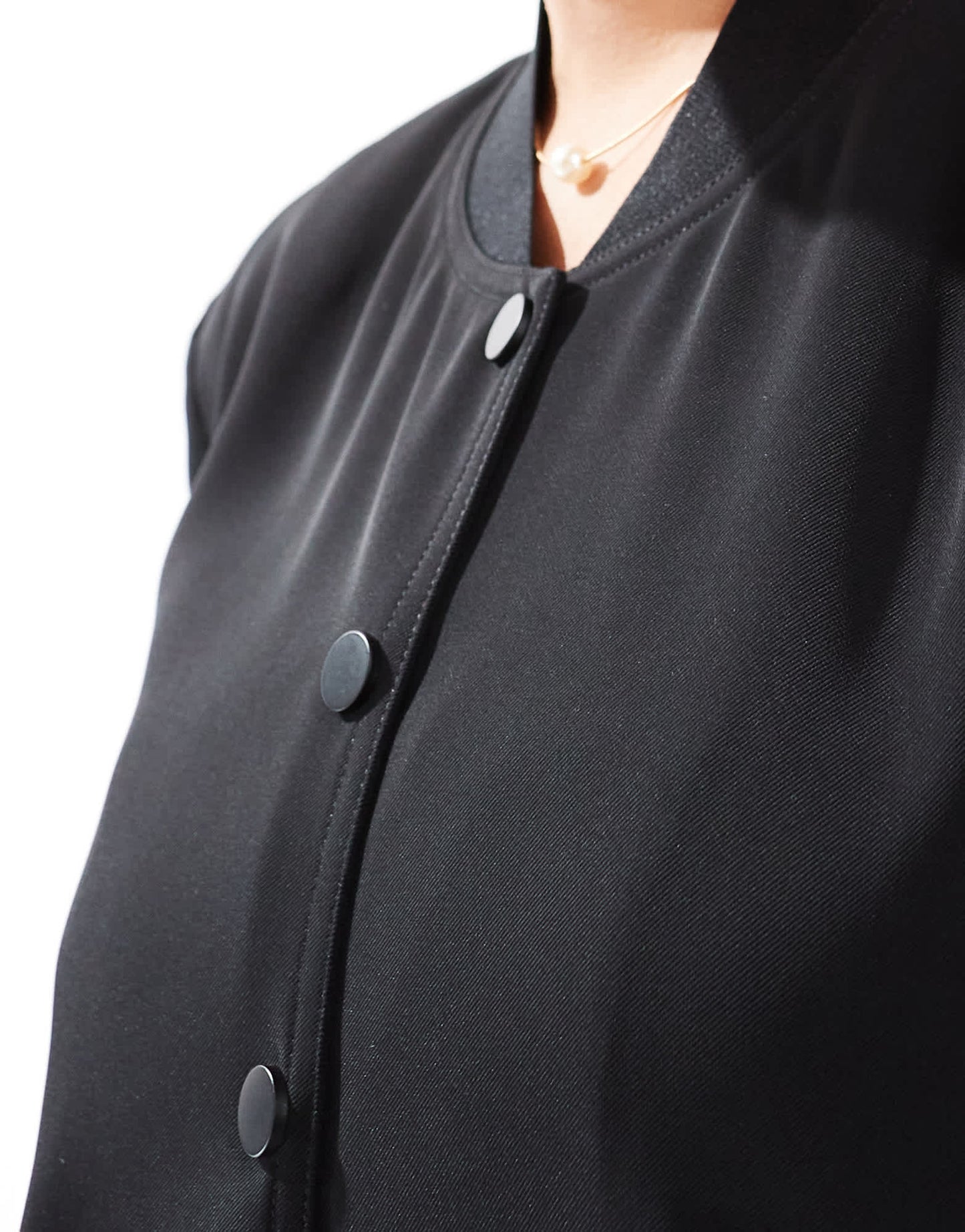 French Connection Harrie suiting bomber jacket in black