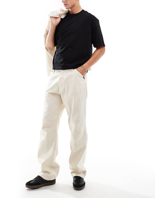 G-Star 5620 3D loose fit denim jeans in ecru