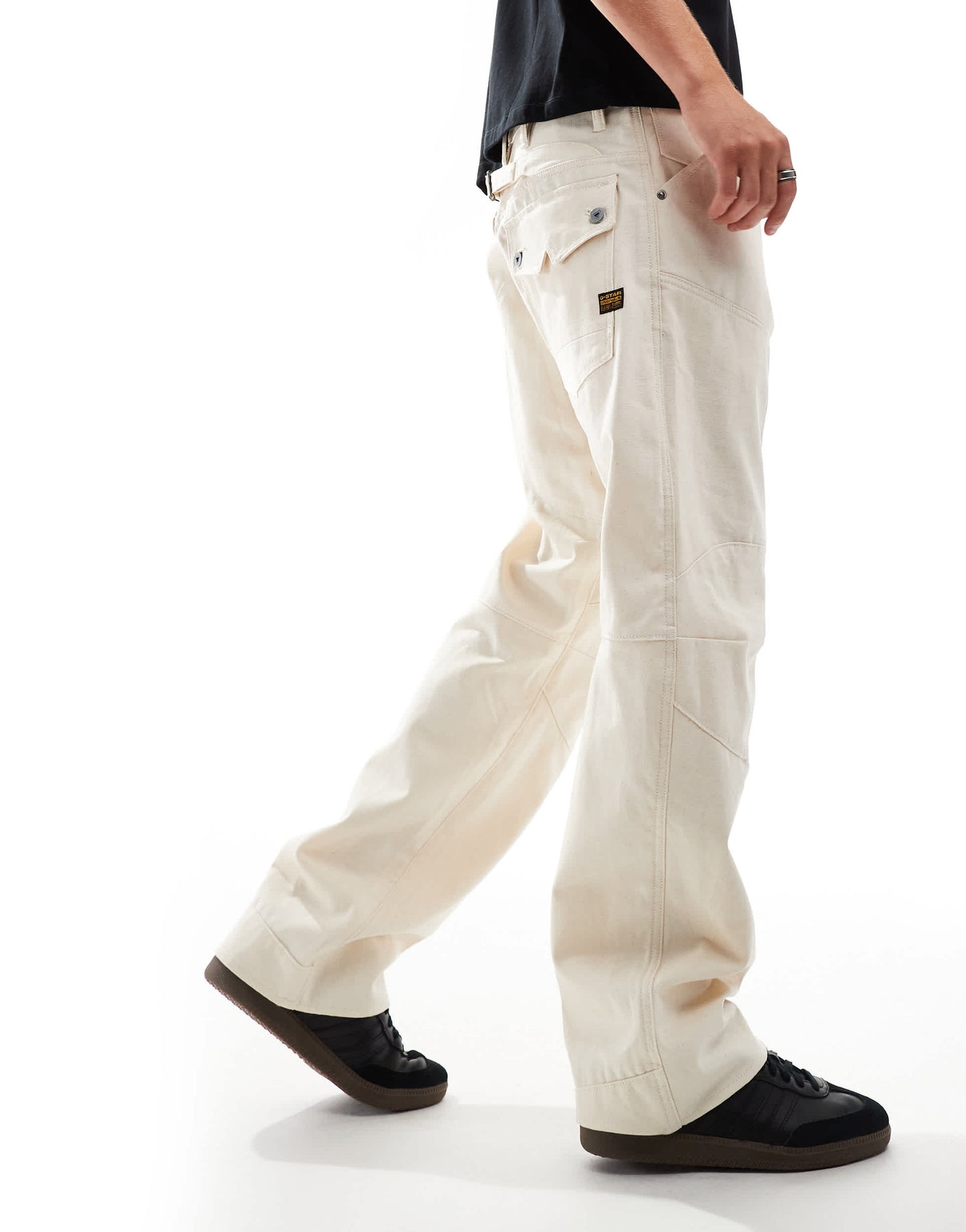 G-Star 5620 3D loose fit denim jeans in ecru