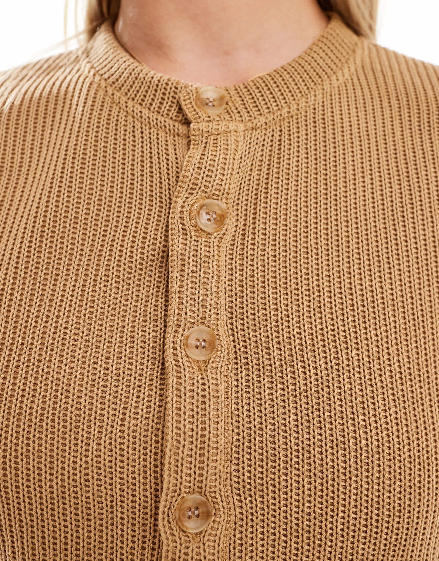 Mamalicious Maternity cropped henley top co-ord in mustard