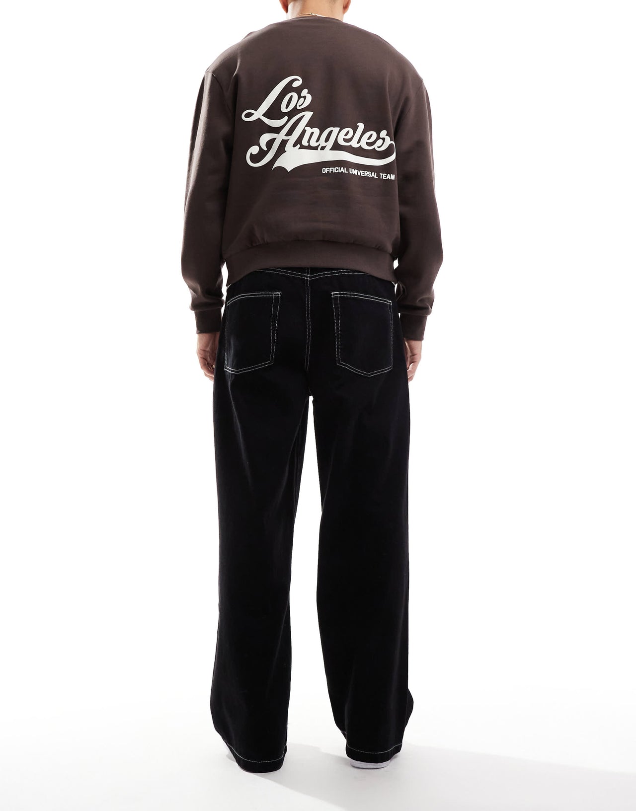 ASOS DESIGN extreme baggy jeans in black