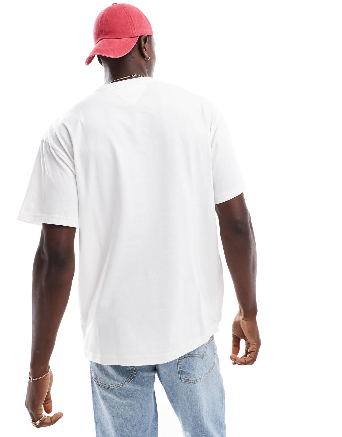 Tommy Jeans Game Day oversized t-shirt in white