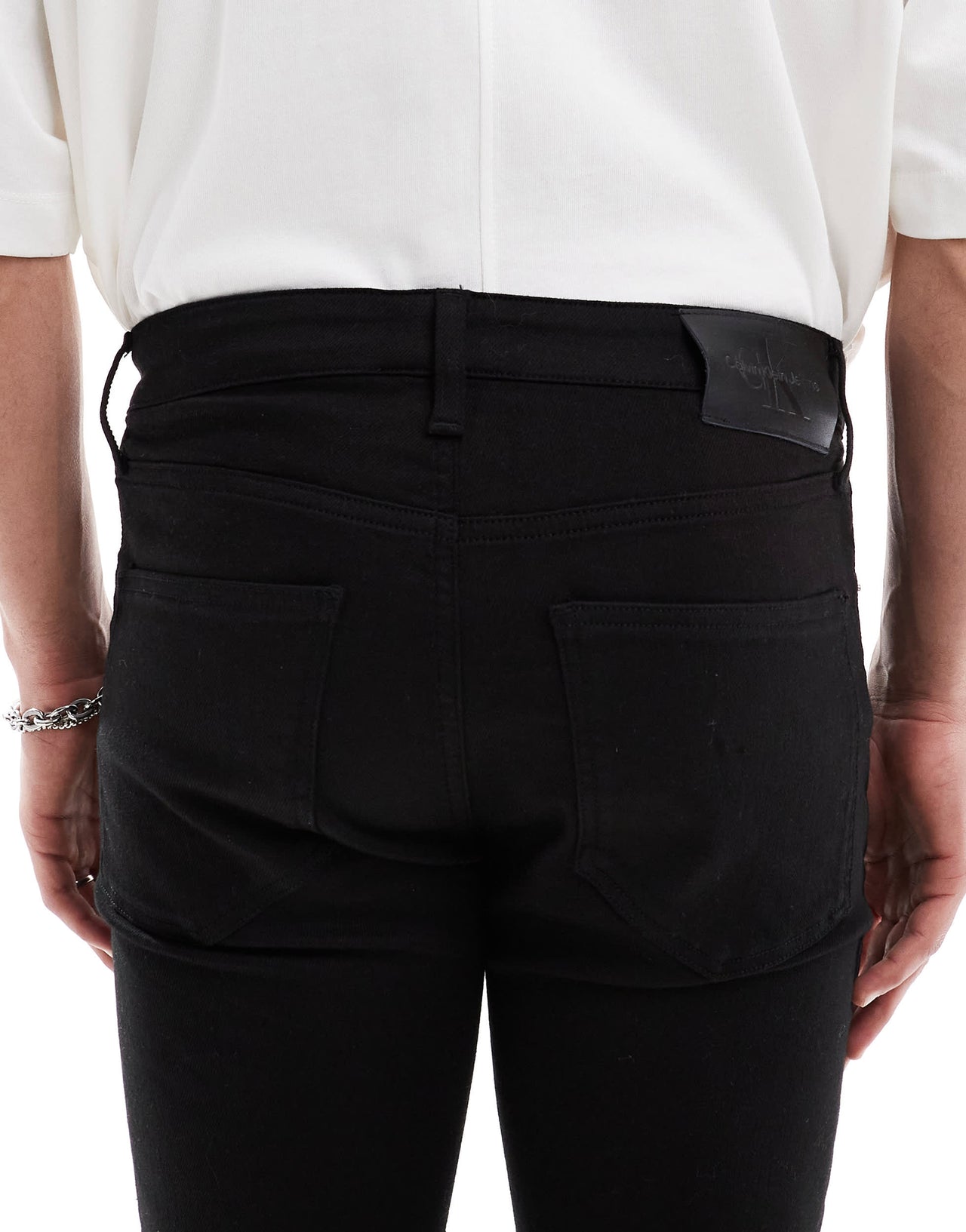 Calvin Klein Jeans skinny jeans in black