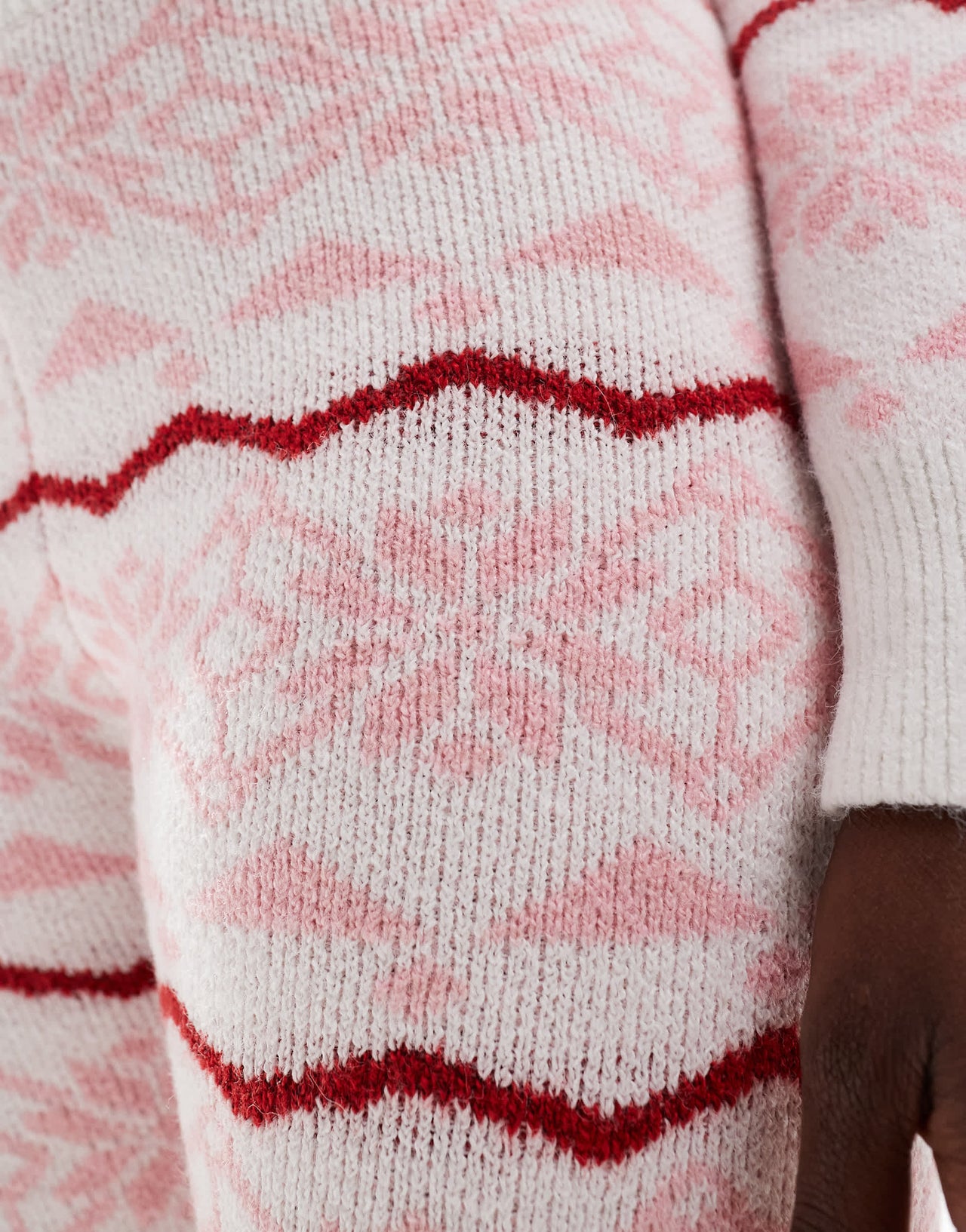 ASOS DESIGN knitted fairisle leggings co-ord