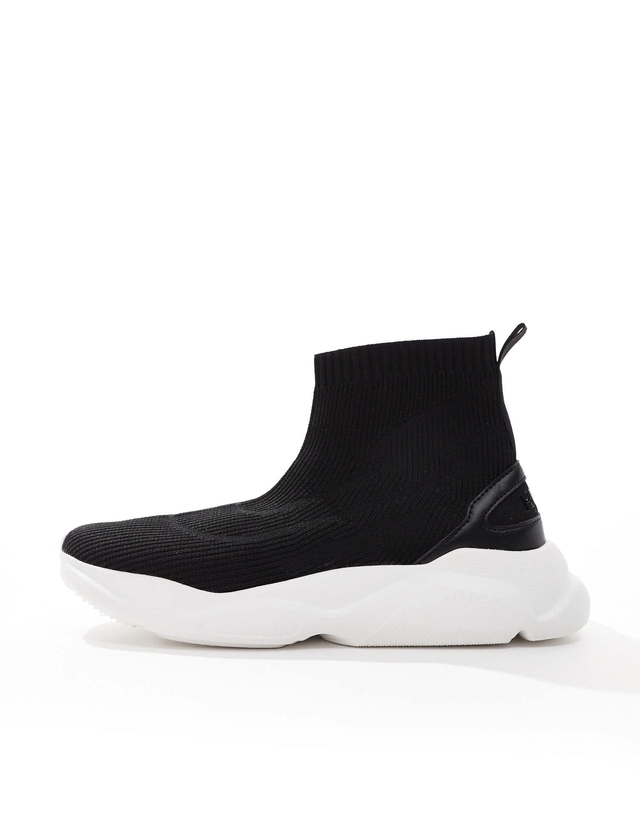 HUGO Red leon hito sock trainers in black and white
