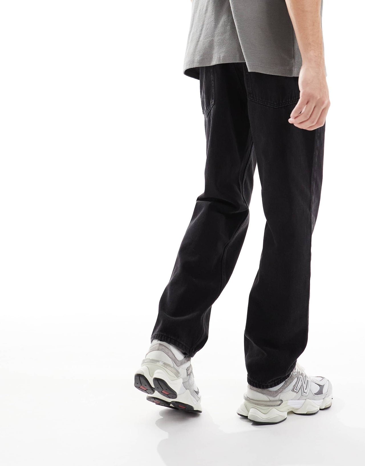 ONLY & SONS loose fit jeans in washed black