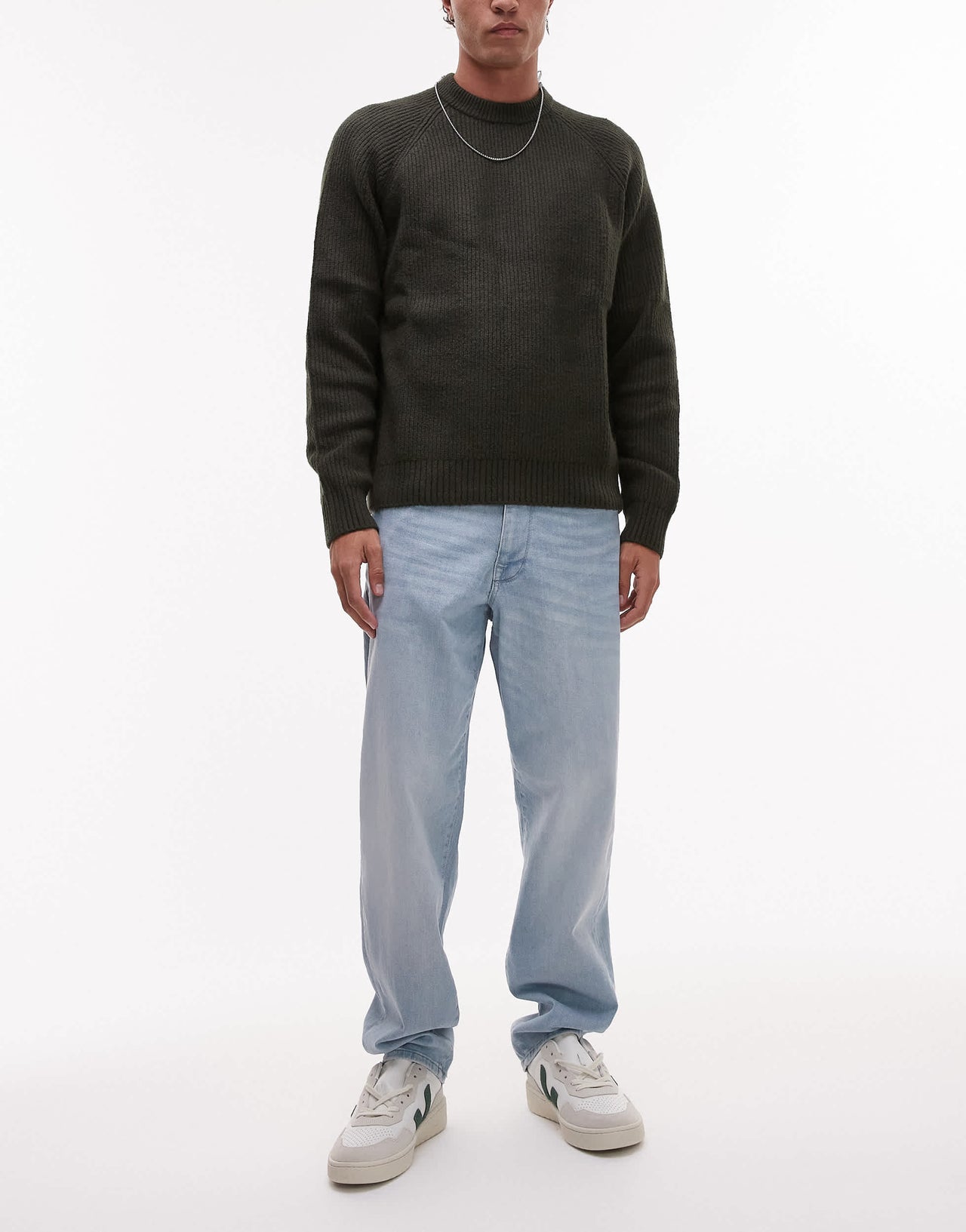 Selected Toby slim tapered jeans in light blue