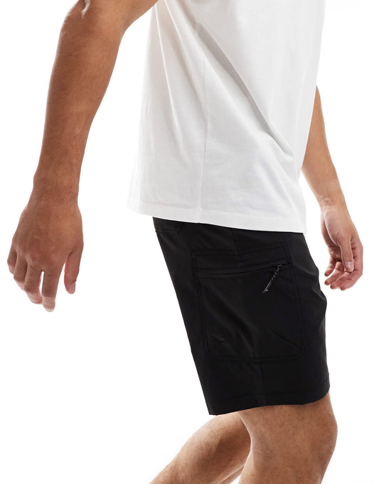 Regatta Men's Dalry Multi Pocket Shorts in Black