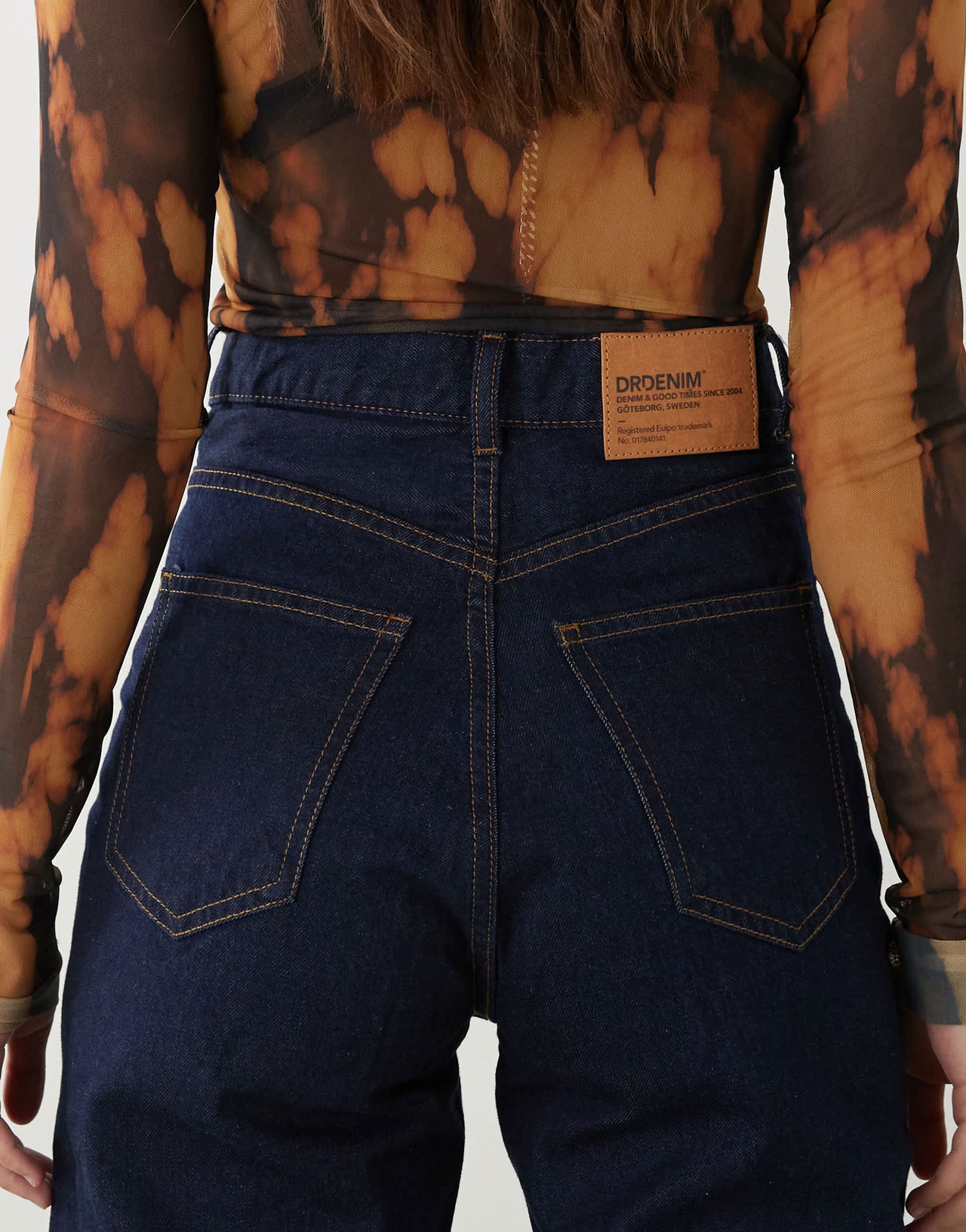 Dr Denim Echo regular fit straight leg in rinse dark blue wash