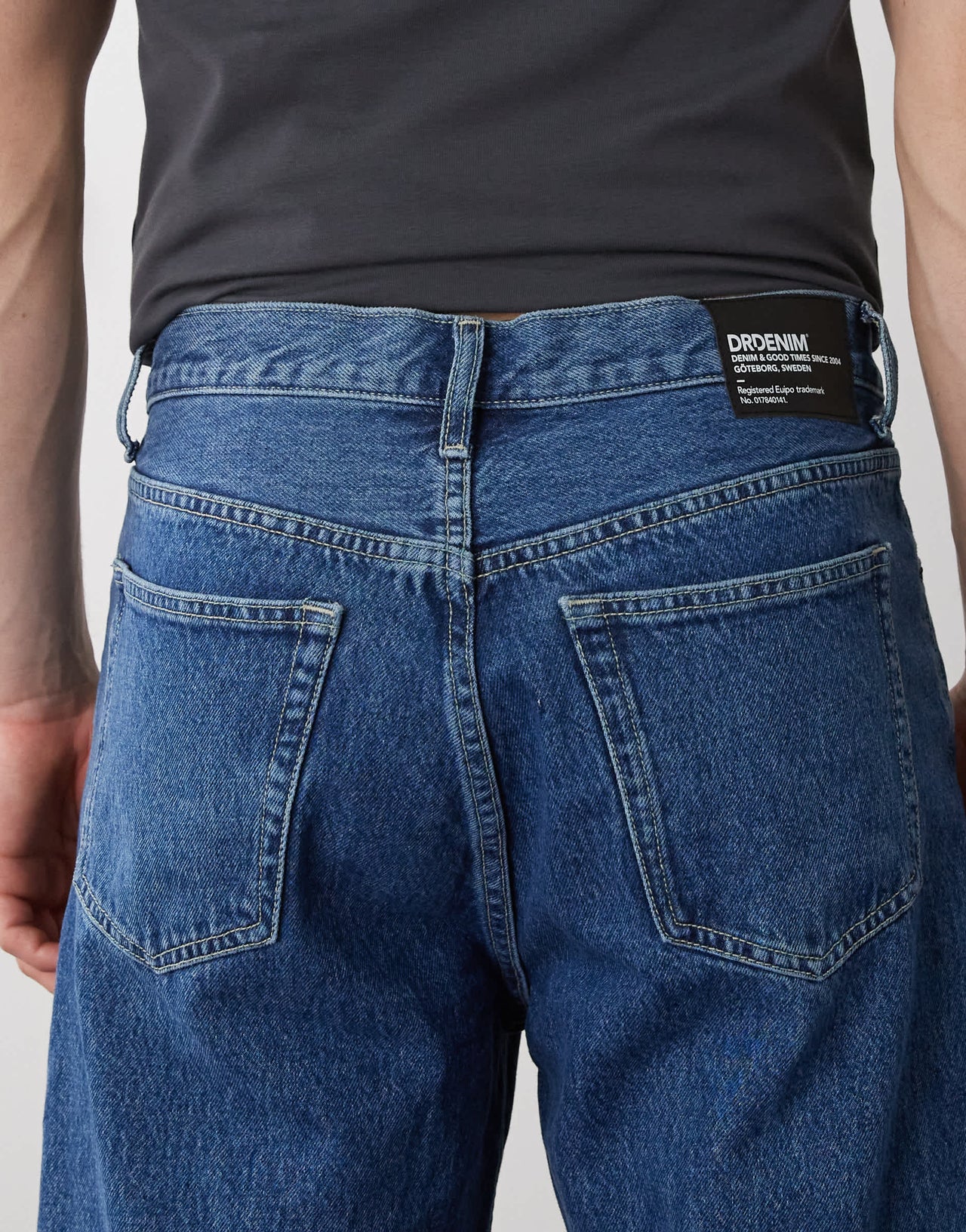 Dr Denim Kit regular fit bootcut leg in mid retro wash