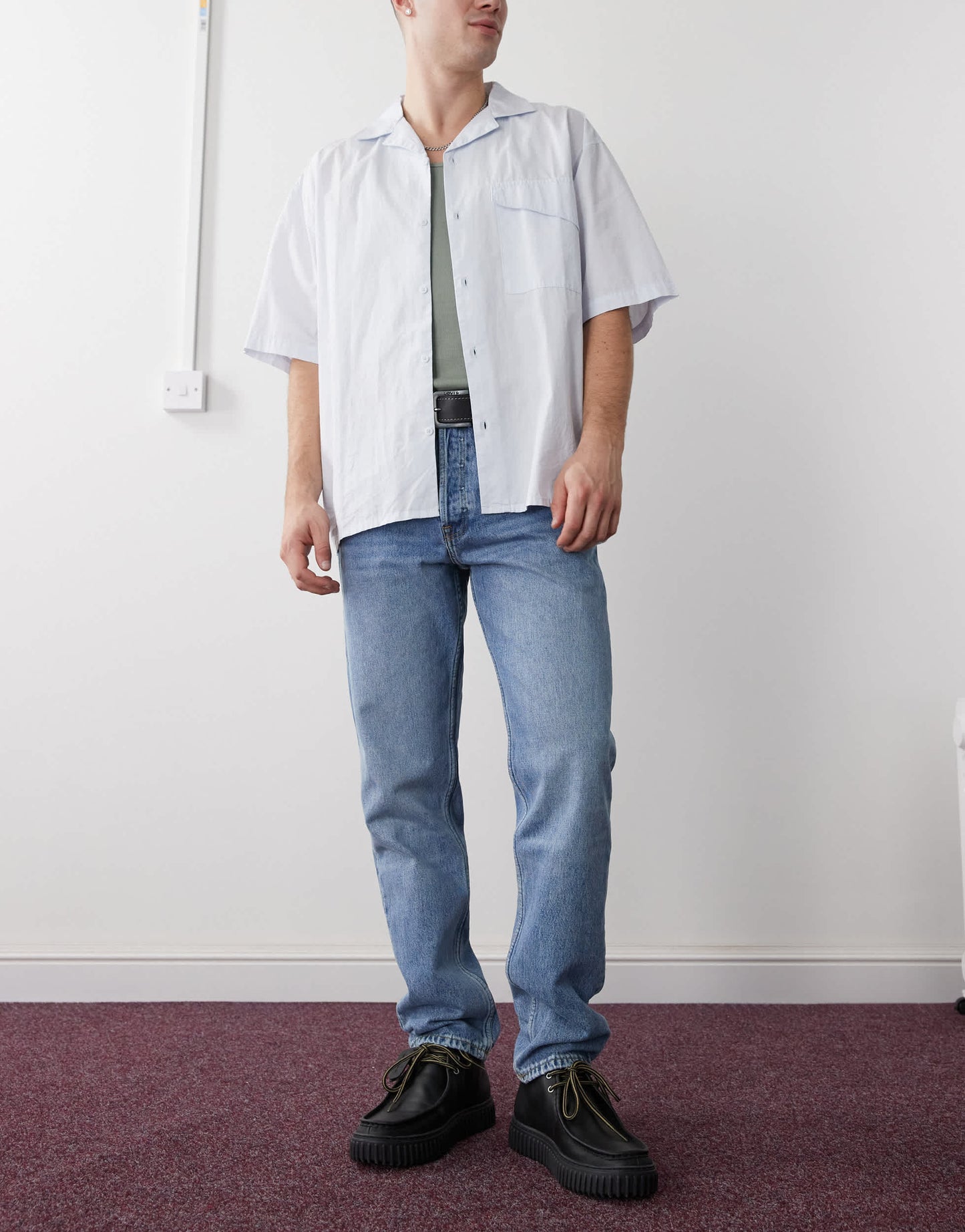 Dr Denim Rush regular fit jeans in stream sky used wash