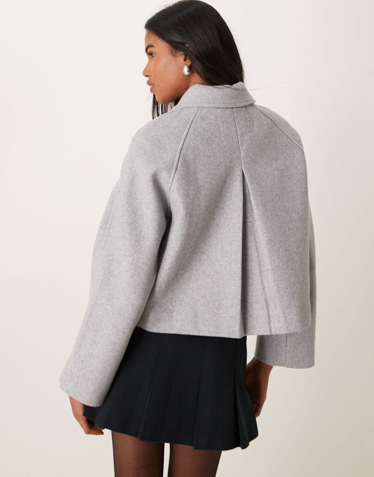 Pimkie pointed collar jacket in grey